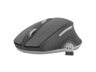 Natec wireless mouse Siskin silent 2400dpi black-gray