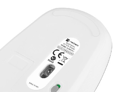 Natec Mouse Harrier 2 Wireless 1600 DPI Bluetooth 5.1 White-Grey