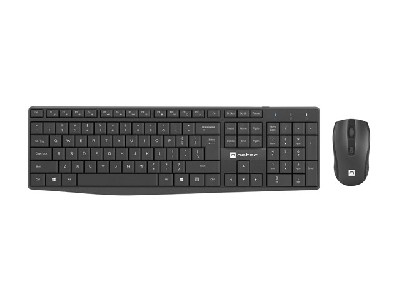 Natec Set 2 in 1 Keyboard Black