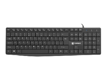 Natec Keyboard Nautilus SLIM US Layout Black