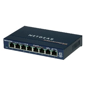 Суич Netgear GS108GE, 8 x 10/100/1000 ProSafe Gigabit switch