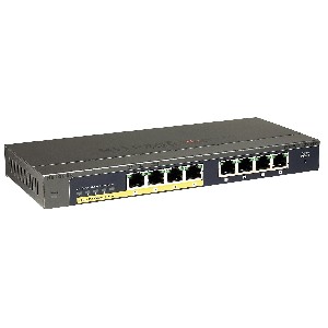 Суич Netgear GS108PE, 8 x 10/100/1000 Prosafe PLUS Gigabit