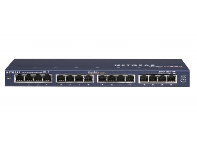 Суич Netgear GS116GE, 16 x 10/100/1000 ProSafe Gigabit switch