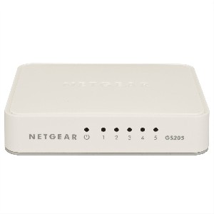 Суич Netgear GS205, 5 x 10/100/1000 Gigabit Switch plastic