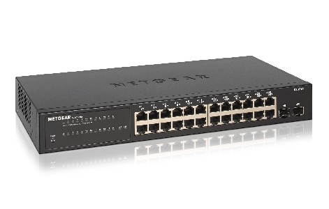 Суич Netgear GS350 Series GS324T, 24 x 10/100/1000 Gigabit