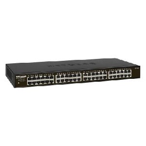 Суич Netgear GS348, 48 x 10/100/1000 Gigabit Switch metal