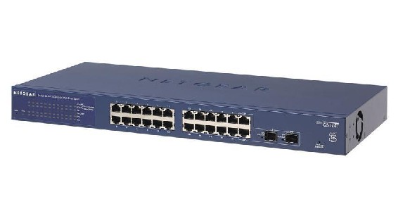 Суич Netgear GS724T, 24 x 10/100/1000 Gigabit Smart switch