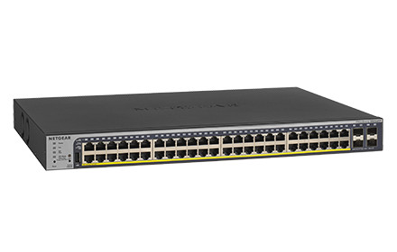 Суич Netgear GS752TP, 48 x 10/100/1000 PoE and 4