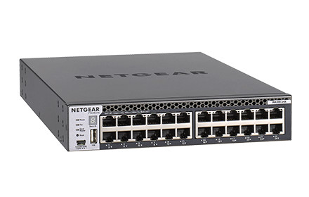 Суич Netgear M4300-24X, 24 x 10G Base-T, 4 x