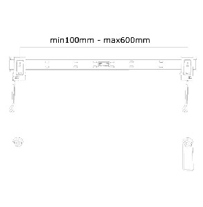 NewStar Flat Screen Wall Mount (fixed, ultrathin)