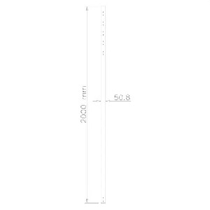 Neomounts by NewStar 200 cm extension pole for FPMA-C200/C400SILVER/PLASMA-C100