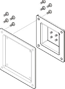 Neomounts by NewStar VESA Conversion Plate - VESA 75 to 100