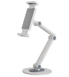 Neomounts by NewStar universal tablet stand for 4.7-12.9" tablets, White