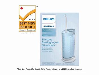 PHILIPS Cordless Power Flosser 1000 blue Easy-to-fill 200ml