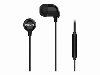 PHILIPS In-ear headphones with mic 8.6mm drivers black