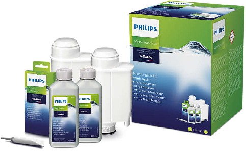 Philips -Комплект за поддръжка за машините за еспресо Saeco 2 бр. препарати и 2