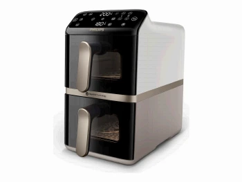 PHILIPS Airfryer Series 4000 Dual basket 6 Preset