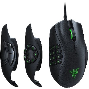 Razer Naga Trinity - Multi-color Wired MMO Gaming Mouse