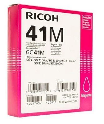 Мастило гел RICOH GC41M, 2200 копия, Magenta