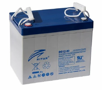 Оловна гелова батерия RITAR (DG12-80), 12V, 80Ah