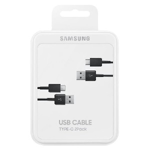 Samsung Cable USB-C to USB 2.0, 1.5m, 2pcs, Black