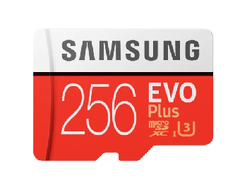 Samsung 256GB micro SD Card EVO+ with Adapter