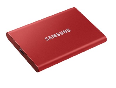 Samsung Portable SSD T7 500GB, Red