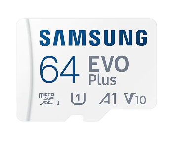 Samsung 64GB micro SD Card EVO Plus with Adapter