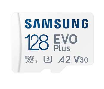 Samsung 128GB micro SD Card EVO Plus with Adapter, Class10, Transfer Speed up to 130MB/s