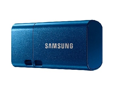 Samsung 128 GB Flash Drive, 400 MB/s, USB-C 3.1, Blue
