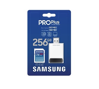 Samsung 256GB SD PRO Plus + USB Reader