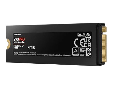 Samsung SSD 990 PRO 4TB Heatsink PCIe