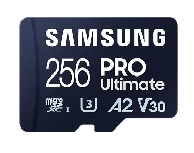 Samsung 256GB micro SD Card PRO Ultimate with Adapter