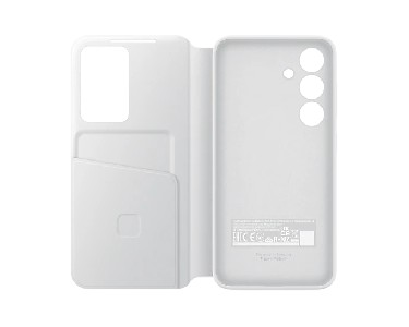 Samsung S24 Smart View Wallet Case White