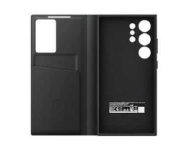 Samsung S24 Ultra Smart View Wallet Case Black