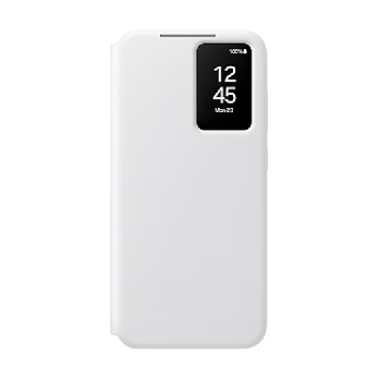 Samsung S24 FE Smart View Wallet Case White