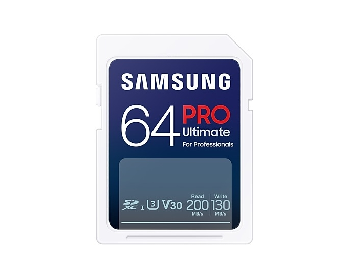 Карта памет Samsung PRO Ultimate SD Card 64GB UHS-I, U3, V30