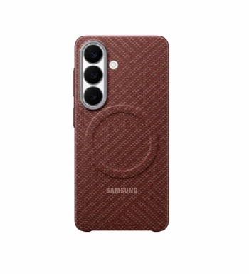 Samsung S26 Carbon Magnet Case Coral Red