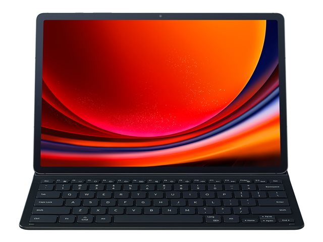 SAMSUNG TAB S9+/FE+ Book Cover Keyboard Slim Black