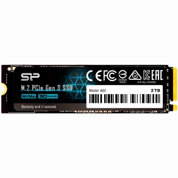 Silicon Power Ace - A60 2TB SSD PCIe Gen 3x4 PCIe Gen3 x 4 & NVMe 1.3