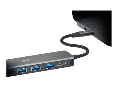 SILICON POWER Boost SU20 Docking station 7in1 USB