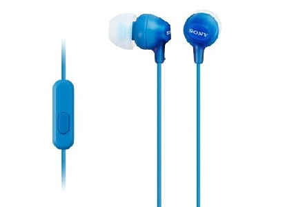 Sony Headset MDR-EX15AP blue