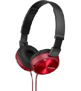 Sony Headset MDR-ZX310 red