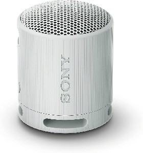 Sony SRS-XB100 Portable Bluetooth Speaker, Light Grey