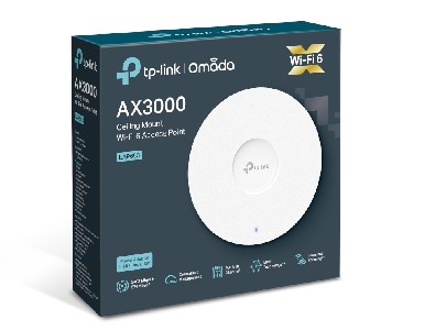 Точка за достъп TP-Link Omada Mesh EAP653 AX3000 Ceiling Mount WiFi 6
