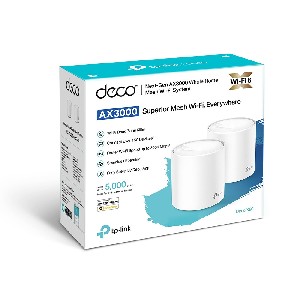 Безжична Wi-fi Mesh система TP-Link Deco X60(2-pack) AX3000