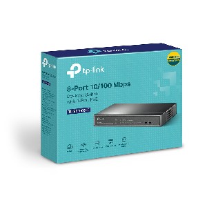 8-портов Desktop комутатор TP-Link TL-SF1008LP с 4-PoE порта