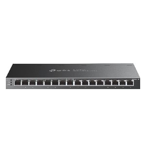 16-портов комутатор TP-Link TL-SG2016P JetStream Gigabit Smart с 8 PoE+ порта