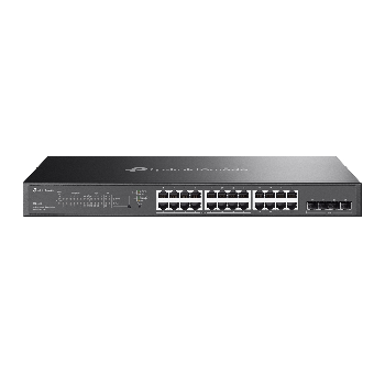 28-портов гигабитен управляем комутатор TP-Link Omada SG2428LP с 16-портов PoE+