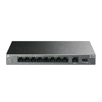 10-портов гигабитен настолен комутатор TP-Link LS1210GP с 8-PoE+ порта